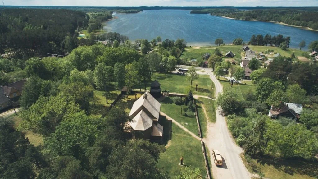 Palūšė iš paukščio skrydžio